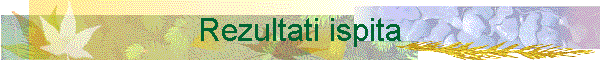 Rezultati ispita